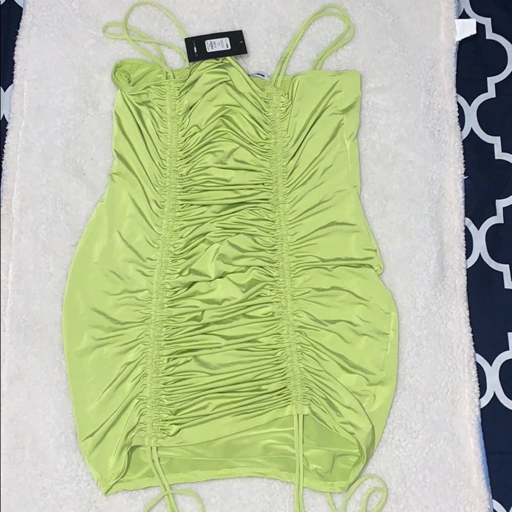 Coming for your love ruched mini dress